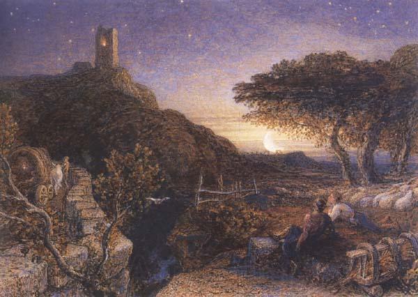 Samuel Palmer The Lonely Tower Spain oil painting art